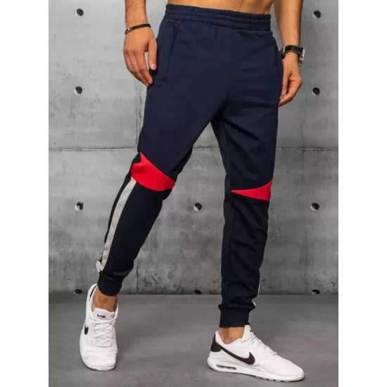 Vyriškos tamsiai mėlynos laisvalaikio kelnės Anton Laisvalaikio kelnės