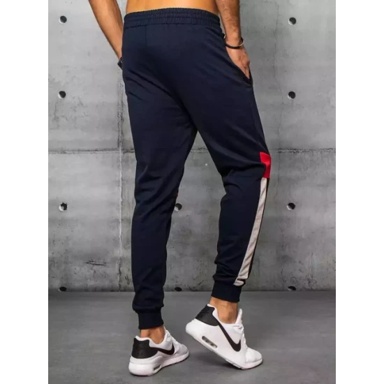 Vyriškos tamsiai mėlynos laisvalaikio kelnės Anton Laisvalaikio kelnės