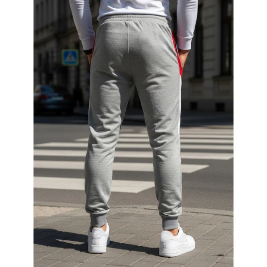 Vyriškos pilkos laisvalaikio kelnės Kenny Laisvalaikio kelnės