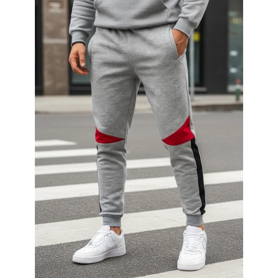 Vyriškos pilkos laisvalaikio kelnės Anton Laisvalaikio kelnės