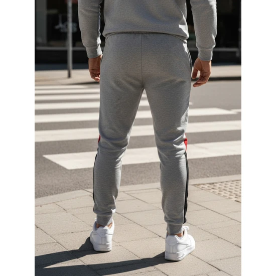 Vyriškos pilkos laisvalaikio kelnės Anton Laisvalaikio kelnės