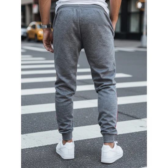 Vyriškos pilkos laisvalaikio kelnės Edma UX4449