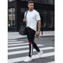 Men's black casual trousers Edma
