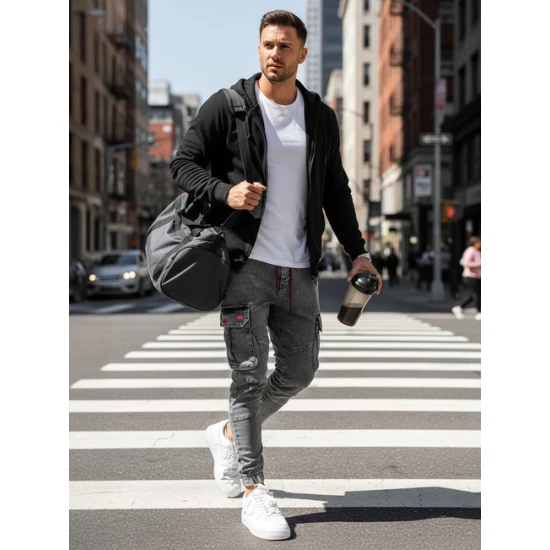 Vyriški pilki jogeriai Just Džinsai ir Jogeriai