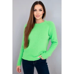 Moteriškas neoninis žalias megztinis Arol