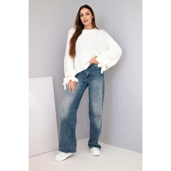 Moteriškas baltas megztinis Fango