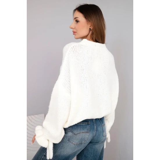 Moteriškas baltas megztinis Fango