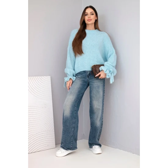 Moteriškas mėlynas megztinis Fango