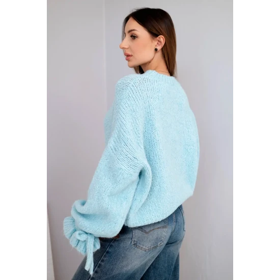 Moteriškas mėlynas megztinis Fango