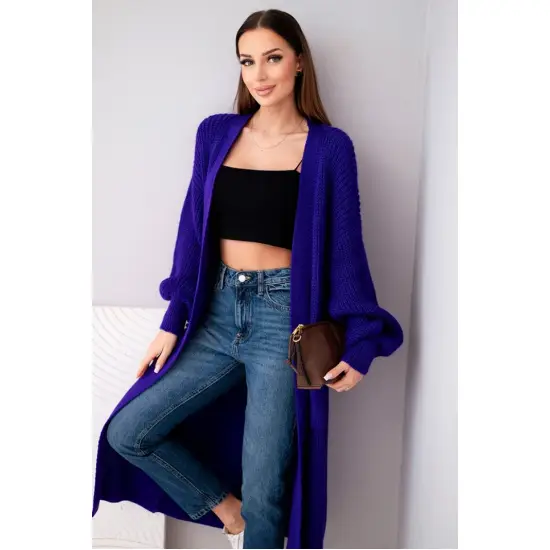 Moteriškas violetinis kardingas Lemon