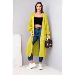 Moteriškas šviesiai žalias kardingas Lemon