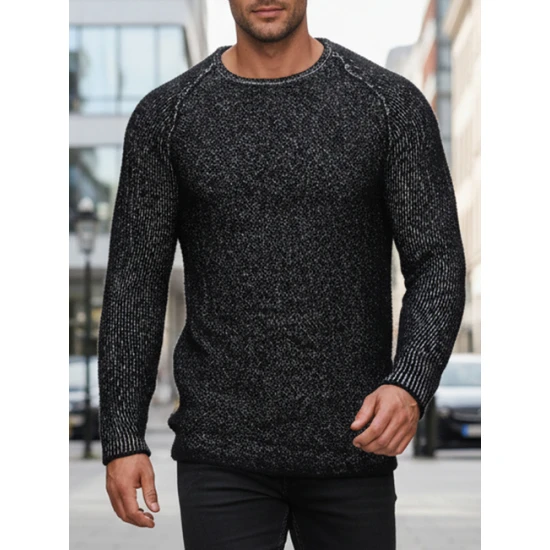 Vyriškas juodas megztinis Carter