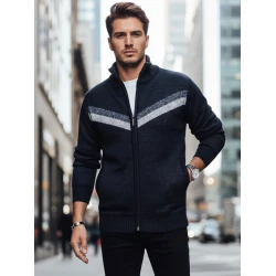 Vyriškas tamsiai mėlynas megztinis Garner