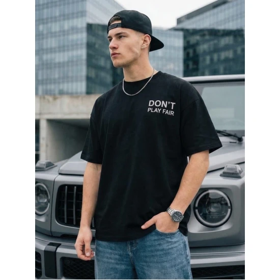 Vyriški juodi marškinėliai Patron Marškinėliai su užrašais