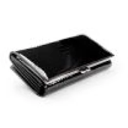 Moteriška juoda piniginė Elegant