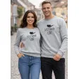 Light grey sweatshirt Just do it (black)
