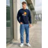 Men’s dark blue Nida sweater