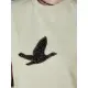 Moteriški šviesiai mėtiniai marškinėliai Bird