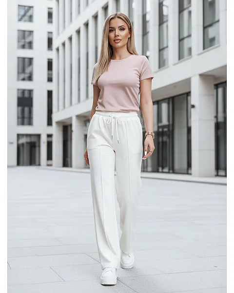 Moteriškos baltos sportinės kelnės Dress