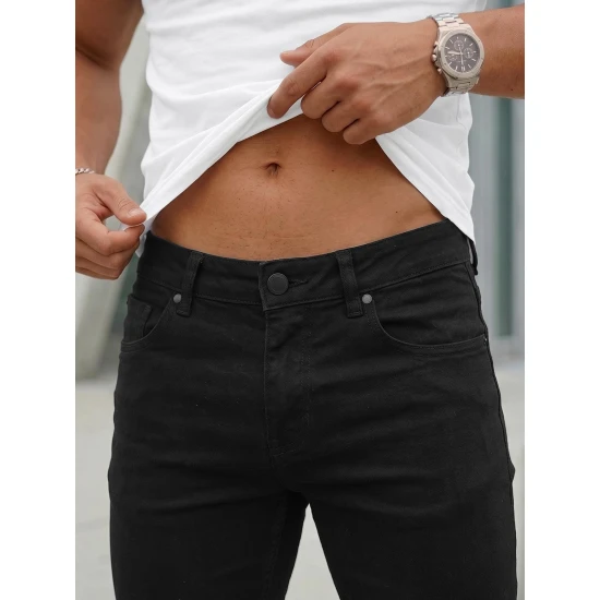 Vyriški juodos spalvos džinsai