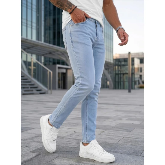 Vyriški mėlyni džinsai Gaze