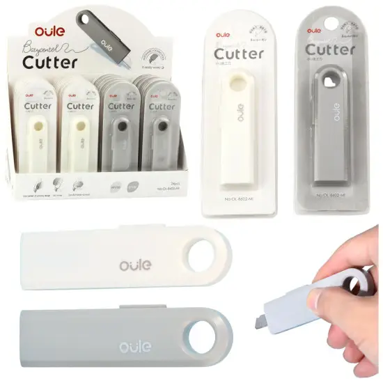 Mini Compact Retractable Cutter for Paper and Foil Mix Kanceliarinės prekės