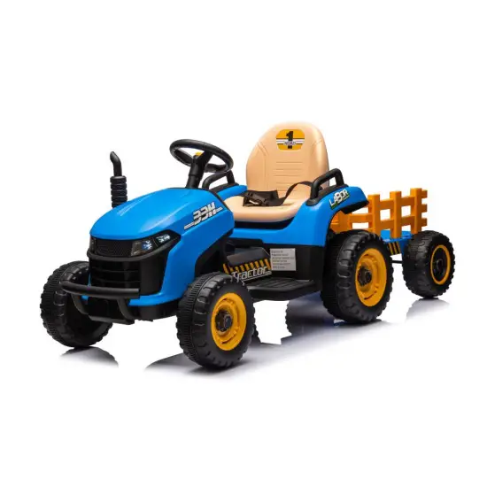 BBH-030 mėlynas akumuliatorinis traktorius