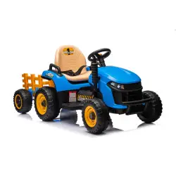 BBH-030 mėlynas akumuliatorinis traktorius
