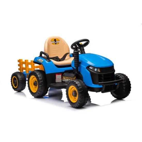 BBH-030 mėlynas akumuliatorinis traktorius