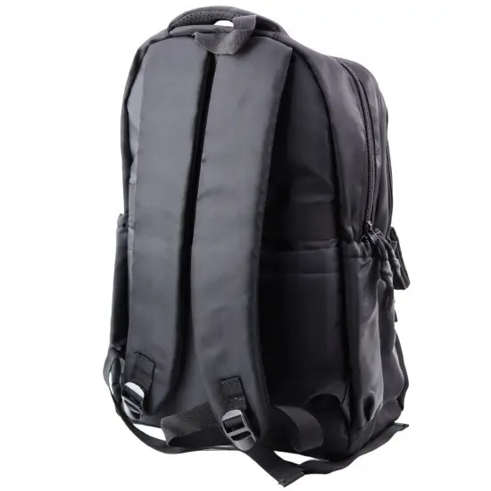 Juoda kuprinė su 6 kišenėmis 23 l, 46 cm Kuprinės