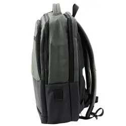 Juoda/pilka kuprinė su USB  16L 41cm