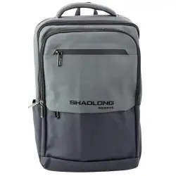Juoda/pilka kuprinė su USB  16L 41cm