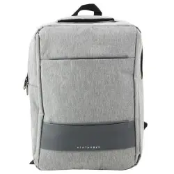 Pilka kuprinė su USB jungtimi 14 l, 40 cm