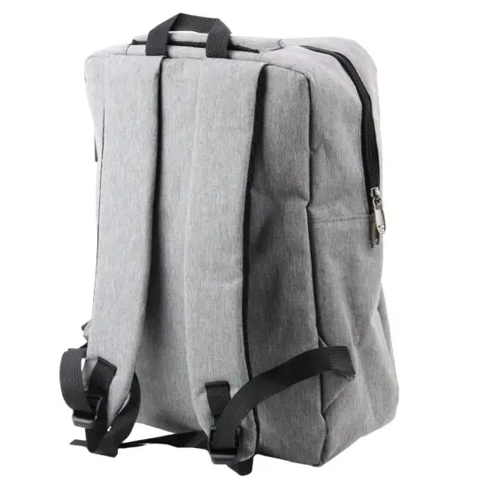 Pilka kuprinė su USB jungtimi 14 l, 40 cm Kuprinės
