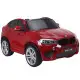 Raudonas BMW X6M akumuliatorinis automobilis Automobiliai