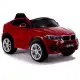 BMW X6 raudonas elektrinis automobilis Automobiliai