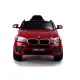BMW X6 raudonas elektrinis automobilis Automobiliai