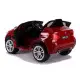 BMW X6 raudonas elektrinis automobilis Automobiliai