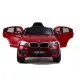 BMW X6 raudonas elektrinis automobilis Automobiliai