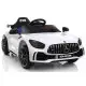 Mercedes GTR elektrinis baltas automobilis Elektrinės mašinėlės vaikams