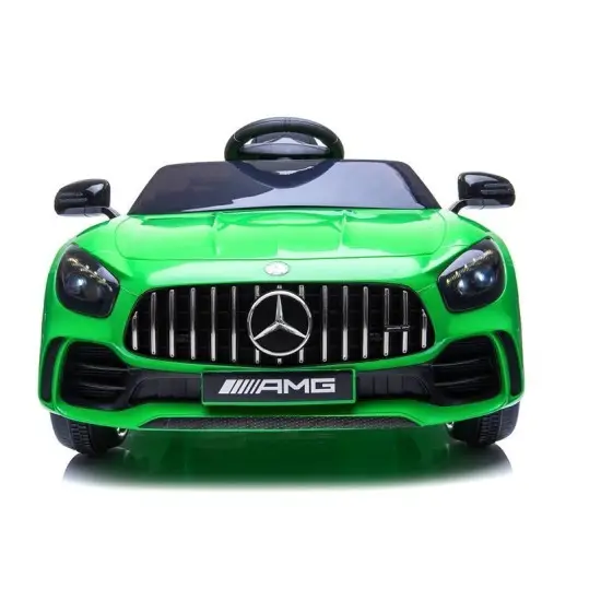 Mercedes GTR elektrinis žalias automobilis Automobiliai
