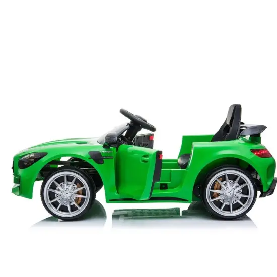 Mercedes GTR elektrinis žalias automobilis Automobiliai