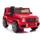 Raudonas "Mercedes G63" akumuliatoriaus visureigis Elektrinės mašinėlės vaikams