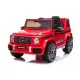 Raudonas "Mercedes G63" akumuliatoriaus visureigis Elektrinės mašinėlės vaikams