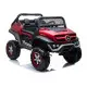 Mercedes Unimog elektrinis raudonas automobilis Automobiliai