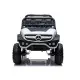 Baltas Mercedes akumuliatorinis automobilis Automobiliai
