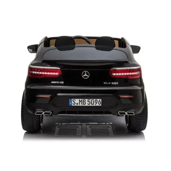 Juodas elektrinis automobilis Mercedes GLC 63S Elektrinės mašinėlės vaikams