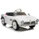 Baltas BMW retro elektrinis automobilis 