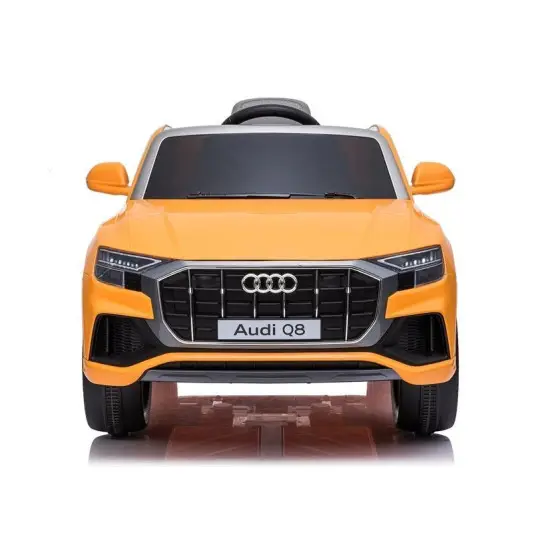 Audi Q8 JJ2066 akumuliatorinis geltonas automobilis Automobiliai