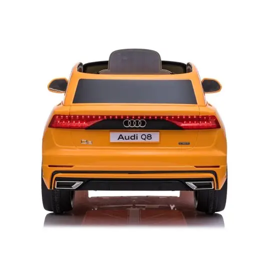 Audi Q8 JJ2066 akumuliatorinis geltonas automobilis Automobiliai